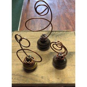 Vintage Jewelry Picture Holder Doorknob Repurposed Primitive Shabby Chic Industr